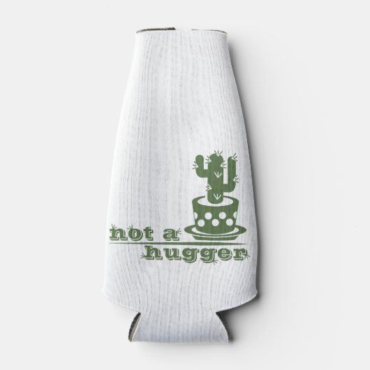 Cacti Geen knuffelcactus grappig gezegde Flesjeskoeler (Voorkant)