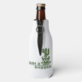 Cacti Geen knuffelcactus grappig gezegde Flesjeskoeler (Fles Achterkant)