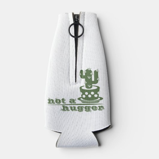 Cacti Geen knuffelcactus grappig gezegde Flesjeskoeler (Achterkant)