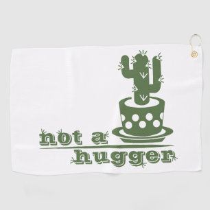 Cacti Geen knuffelcactus grappig gezegde Golfhanddoek