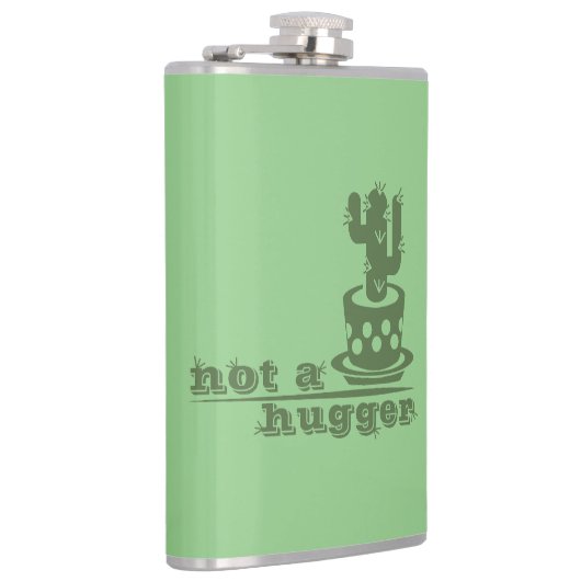 Cacti Geen knuffelcactus grappig gezegde Heupfles (Rechts)