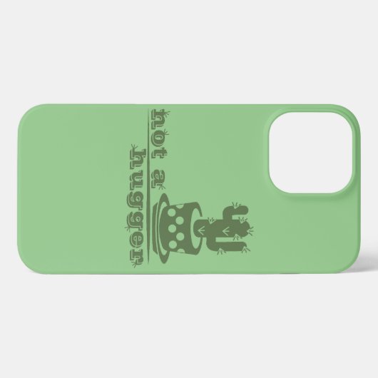 Cacti Geen knuffelcactus grappig gezegde iPhone Hoesje (Achterkant horizontaal)