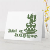 Cacti Geen knuffelcactus grappig gezegde Kaart (Gele Bloem)