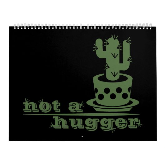 Cacti Geen knuffelcactus grappig gezegde Kalender (Hoes)