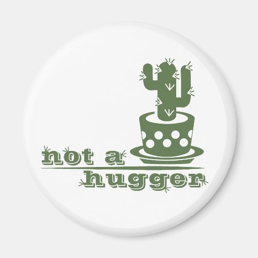 Cacti Geen knuffelcactus grappig gezegde Magneet (Voorkant)