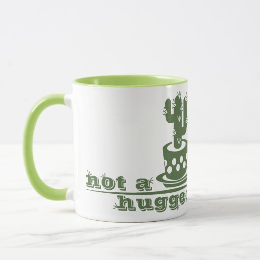 Cacti Geen knuffelcactus grappig gezegde Mok (Links)