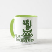 Cacti Geen knuffelcactus grappig gezegde Mok (Voorkant links)