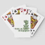 Cacti Geen knuffelcactus grappig gezegde Pokerkaarten (Achterkant)