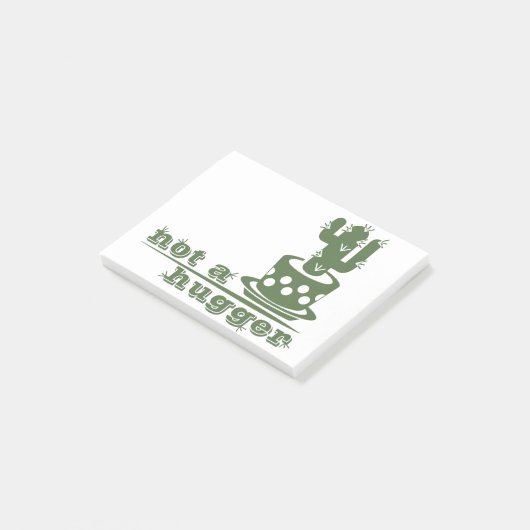 Cacti Geen knuffelcactus grappig gezegde Post-it® Notes (Schuin)