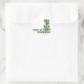 Cacti Geen knuffelcactus grappig gezegde Ronde Sticker (Tas)