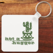Cacti Geen knuffelcactus grappig gezegde Sleutelhanger (Achterkant)