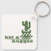 Cacti Geen knuffelcactus grappig gezegde Sleutelhanger (Achterkant)