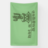 Cacti Geen knuffelcactus grappig gezegde Spandoek (Verticaal)