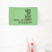 Cacti Geen knuffelcactus grappig gezegde Spandoek (Insitu)
