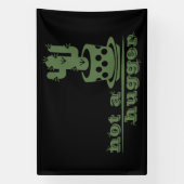 Cacti Geen knuffelcactus grappig gezegde Spandoek (Verticaal)