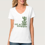 Cacti Geen knuffelcactus grappig gezegde T-shirt (Voorkant)