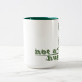 Cacti Geen knuffelcactus grappig gezegde Tweekleurige Koffiemok (Center)