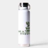 Cacti Geen knuffelcactus grappig gezegde Waterfles (Achterkant)