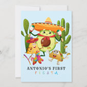 Cacti Geen tijd voor Siesta Eerste Fiesta 1e Verja Kaart (Achterkant)