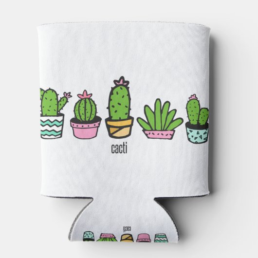 cacti - groep blikjeskoeler (Achterkant)