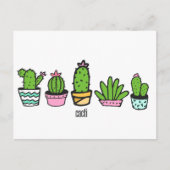 cacti - groep briefkaart (Voorkant)