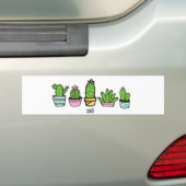 cacti - groep bumpersticker (Op auto)