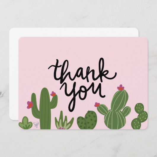 Cacti - Hartelijk dank - Kaart (Voorkant / Achterkant)