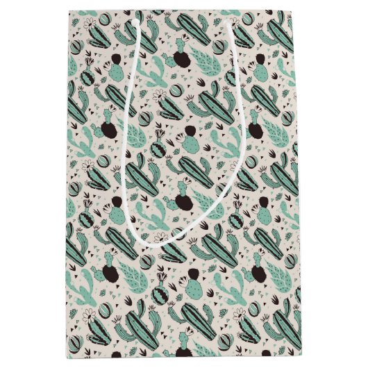 Cacti Medium Cadeauzakje (Voorkant)