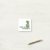 Cacti Niet knuffelen cactus grapje Post-it® Notes (Op bureau)