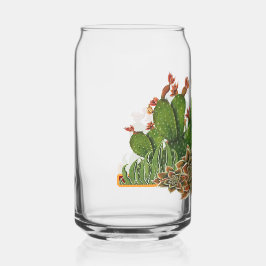 Cacti-ontwerp Blikvorm Glas