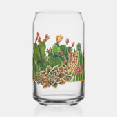 Cacti-ontwerp Blikvorm Glas (Links)