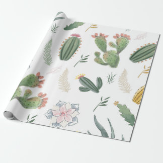 Cacti-ontwerp Cadeaupapier