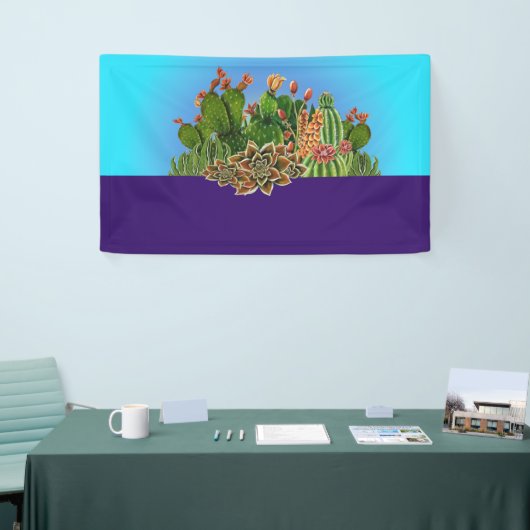 Cacti-ontwerpbanner Spandoek (Beurs)