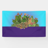 Cacti-ontwerpbanner Spandoek (Horizontaal)