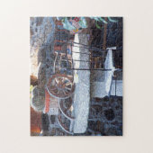 Cacti op een Stone Table Legpuzzel (Verticaal)