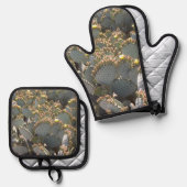 Cacti Ovenwant & Pannenlap Set (Voorkant / Achterkant)