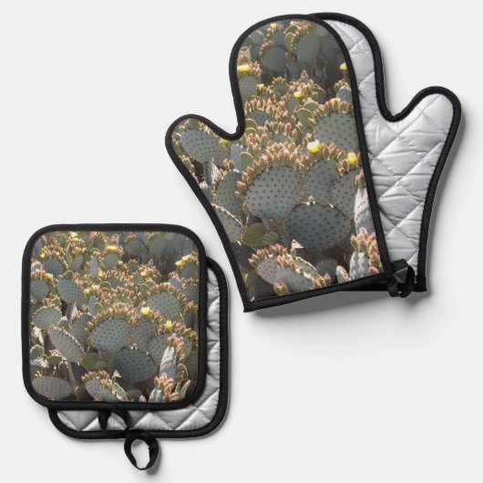 Cacti Ovenwant & Pannenlap Set (Voorkant / Achterkant)