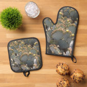 Cacti Ovenwant & Pannenlap Set (Top down)