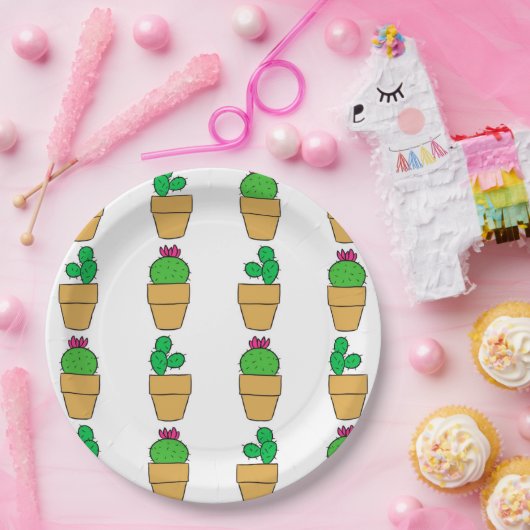 Cacti Papieren Bordje (Feest)