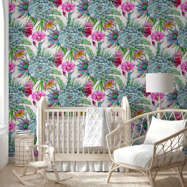 Cacti Pattern Behang (Kinderen)