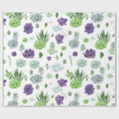 Cacti Pattern Cadeaupapier (Vlak)