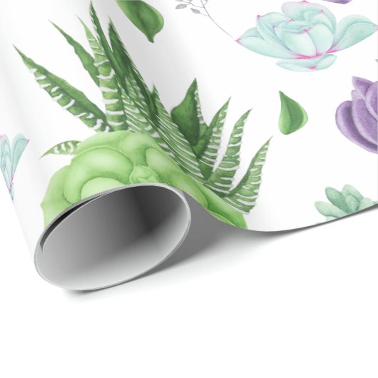 Cacti Pattern Cadeaupapier (Rol Hoek)