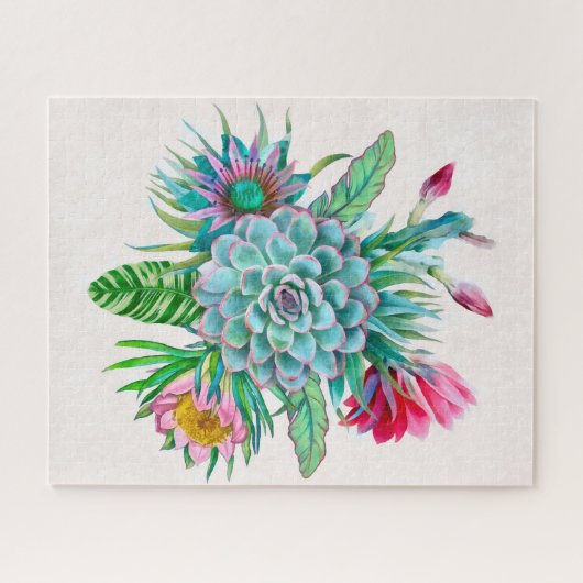 Cacti Pattern Legpuzzel (Horizontaal)