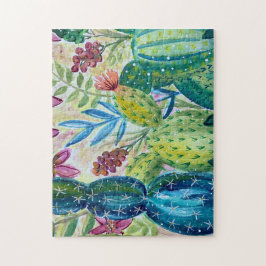 Cacti Puzzle Legpuzzel