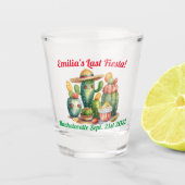 Cacti Shotglas, Fiesta Bachelorette Persoonlijk Shot Glas (Voorkant)