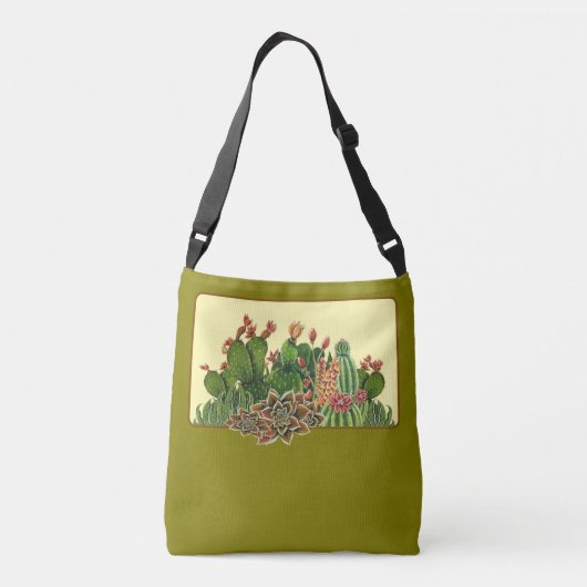 Cacti Specialty Crossbody Tas (Achterkant)