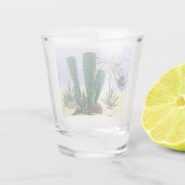 Cacti, succulenten. shot glas (Achterkant)