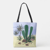 Cacti, succulenten. tote bag (Achterkant)