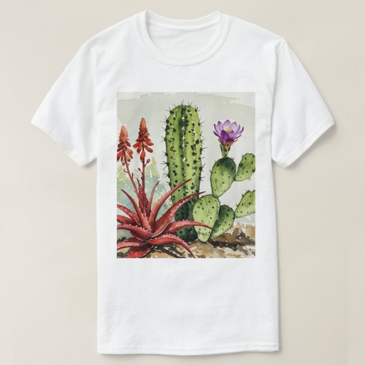 Cacti T-shirt (Design voorkant)