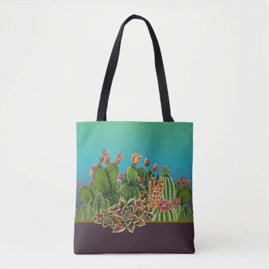 Cacti Tote Bag (Voorkant)